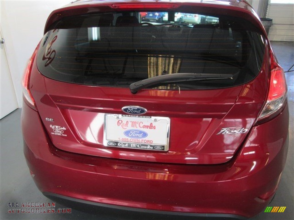 2015 Fiesta SE Hatchback - Ruby Red Metallic / Charcoal Black photo #5