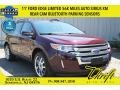 Ford Edge Limited AWD Bordeaux Reserve Red Metallic photo #1