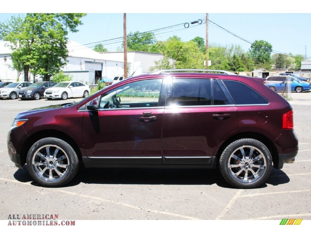 2011 Edge Limited AWD - Bordeaux Reserve Red Metallic / Charcoal Black photo #3