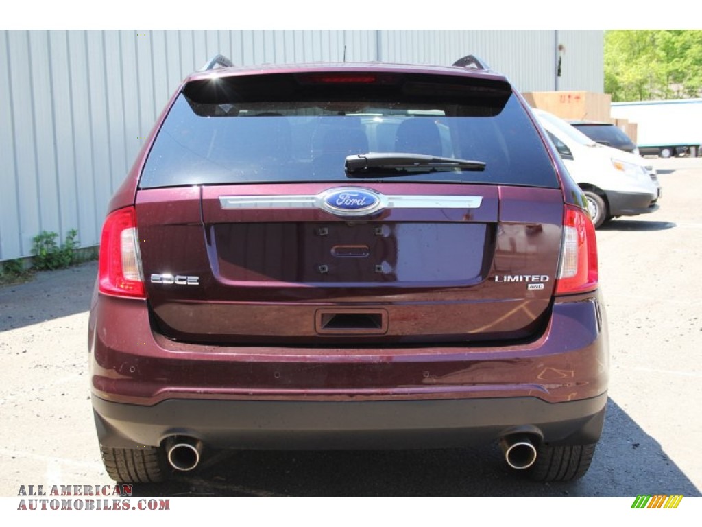 2011 Edge Limited AWD - Bordeaux Reserve Red Metallic / Charcoal Black photo #5