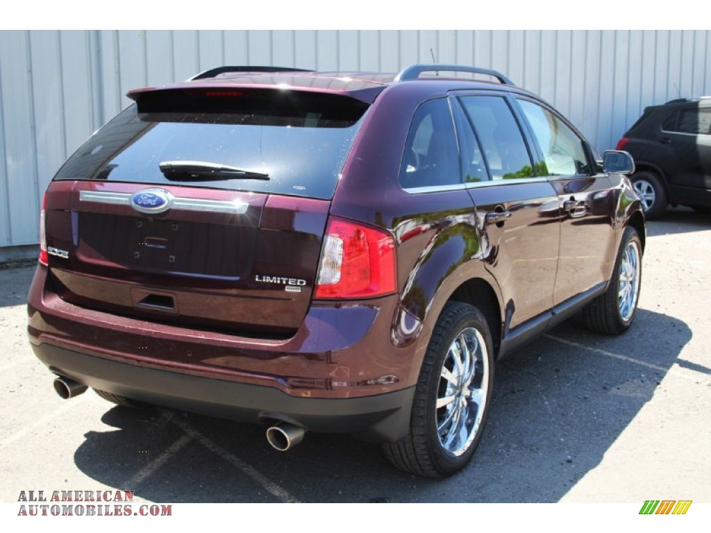 2011 Edge Limited AWD - Bordeaux Reserve Red Metallic / Charcoal Black photo #6
