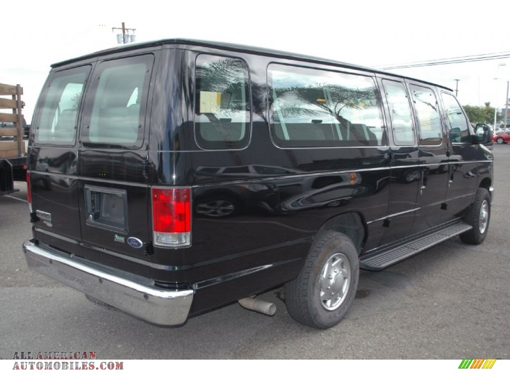 2013 E Series Van E350 XLT Extended Passenger - Black / Medium Flint photo #5
