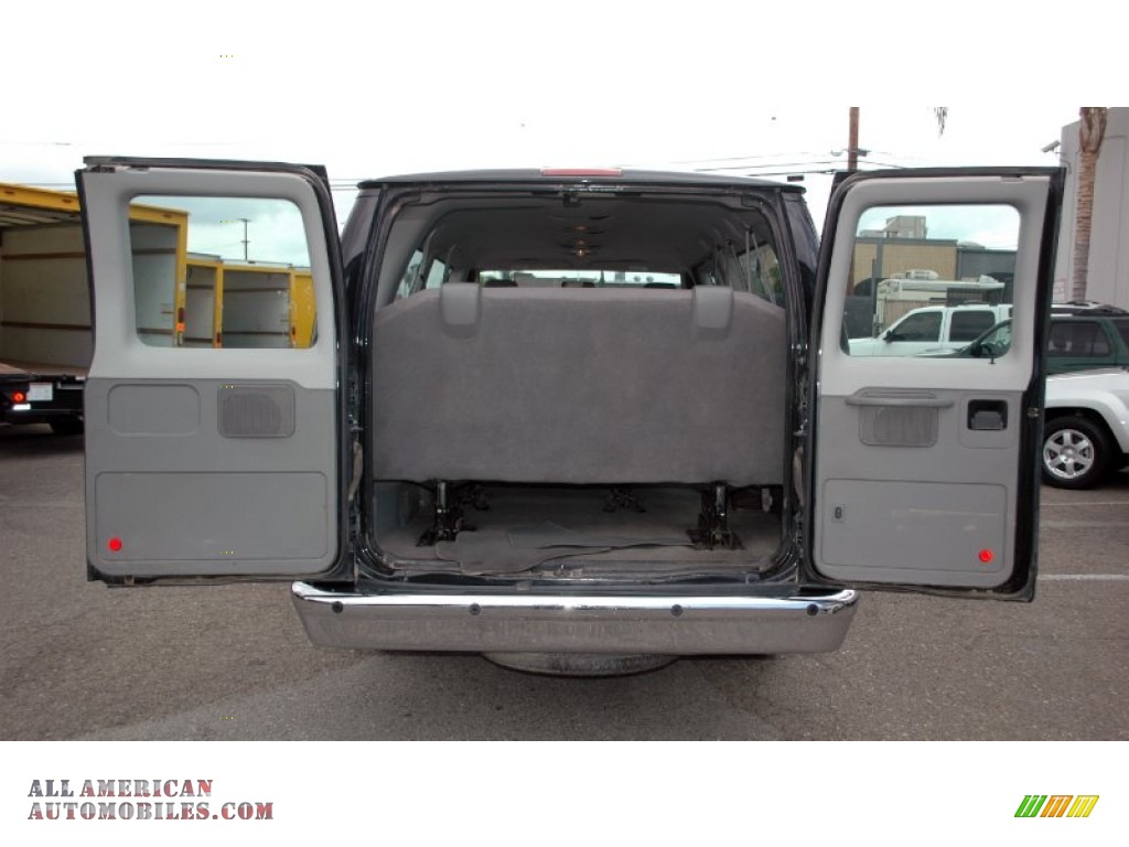 2013 E Series Van E350 XLT Extended Passenger - Black / Medium Flint photo #7