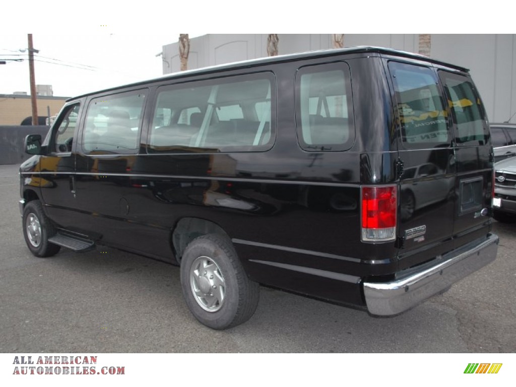 2013 E Series Van E350 XLT Extended Passenger - Black / Medium Flint photo #8