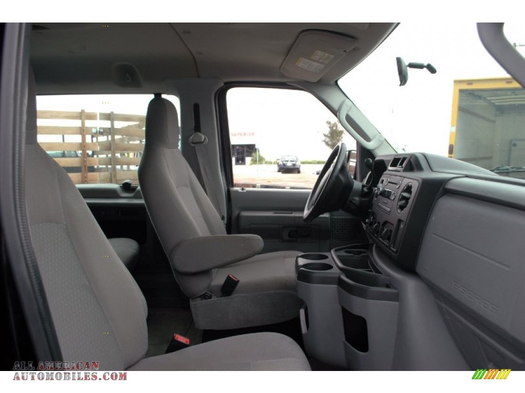 2013 E Series Van E350 XLT Extended Passenger - Black / Medium Flint photo #12