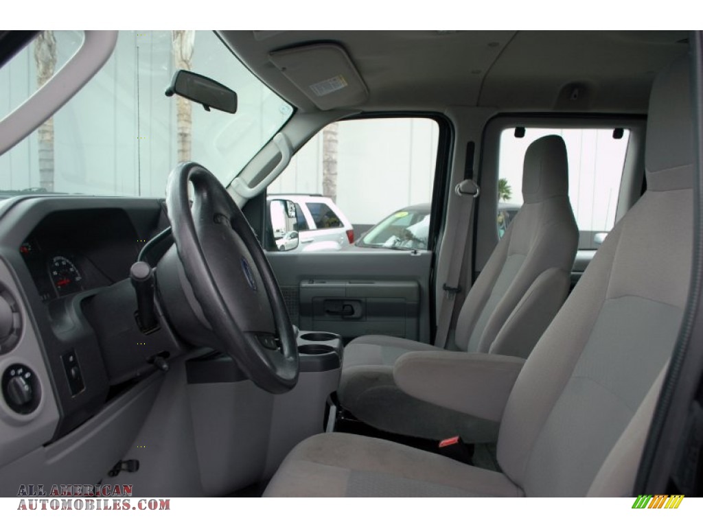 2013 E Series Van E350 XLT Extended Passenger - Black / Medium Flint photo #15