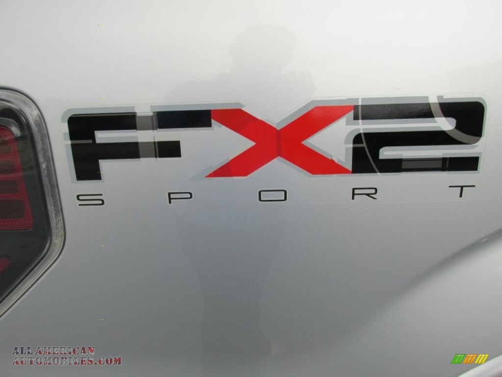 2011 F150 FX2 SuperCab - Ingot Silver Metallic / Black photo #15