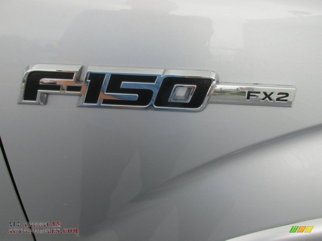 2011 F150 FX2 SuperCab - Ingot Silver Metallic / Black photo #17