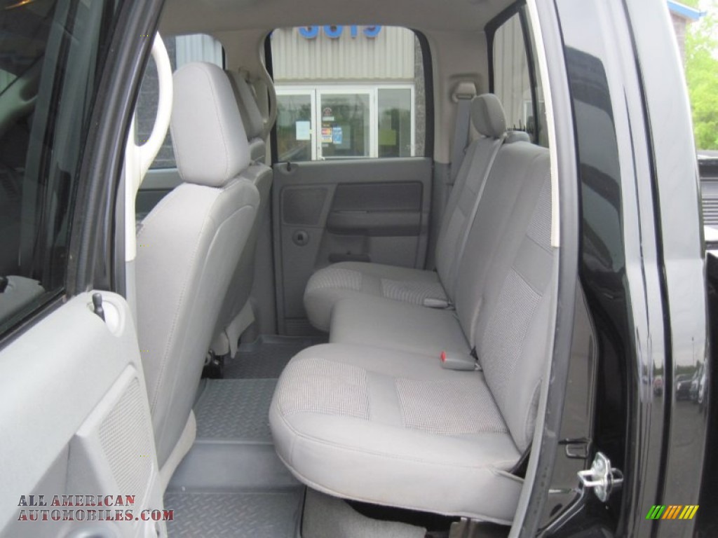 2008 Ram 2500 SLT Quad Cab 4x4 - Brilliant Black Crystal Pearl / Medium Slate Gray photo #25