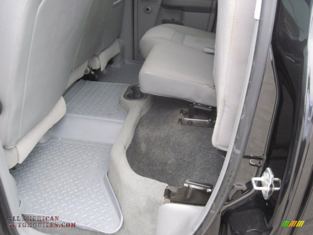 2008 Ram 2500 SLT Quad Cab 4x4 - Brilliant Black Crystal Pearl / Medium Slate Gray photo #26