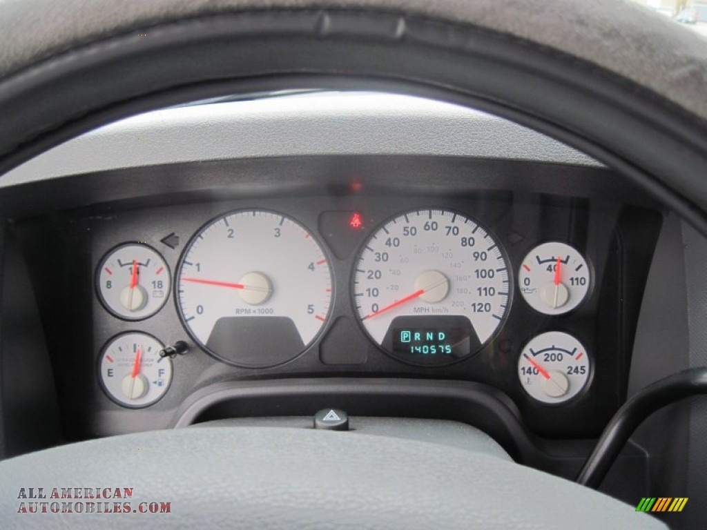 2008 Ram 2500 SLT Quad Cab 4x4 - Brilliant Black Crystal Pearl / Medium Slate Gray photo #27