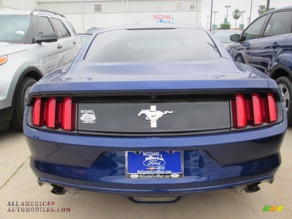2015 Mustang V6 Coupe - Deep Impact Blue Metallic / Ebony photo #7