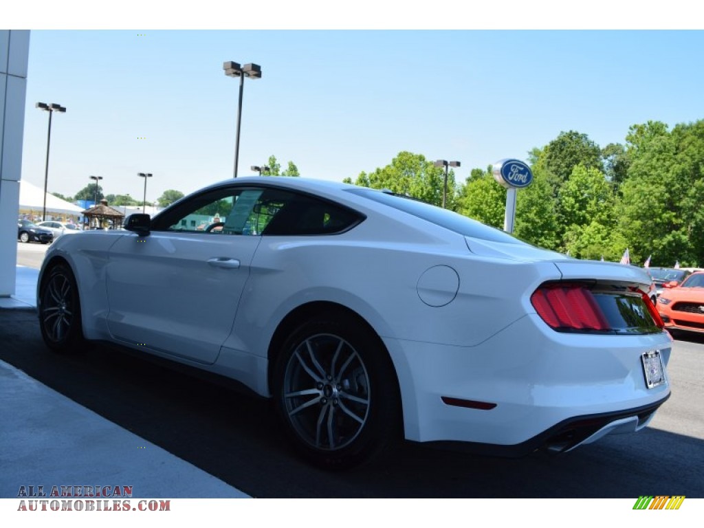 2015 Mustang EcoBoost Coupe - Oxford White / Dark Saddle photo #22