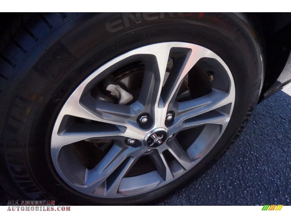 2014 Mustang V6 Premium Convertible - Black / Medium Stone photo #17