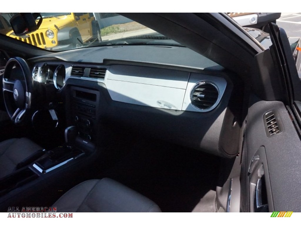2014 Mustang V6 Premium Convertible - Black / Medium Stone photo #19