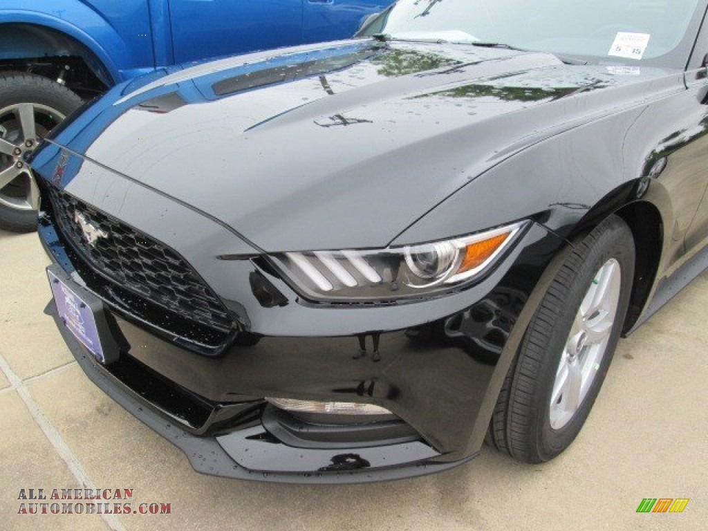 2015 Mustang V6 Coupe - Black / Ebony photo #8