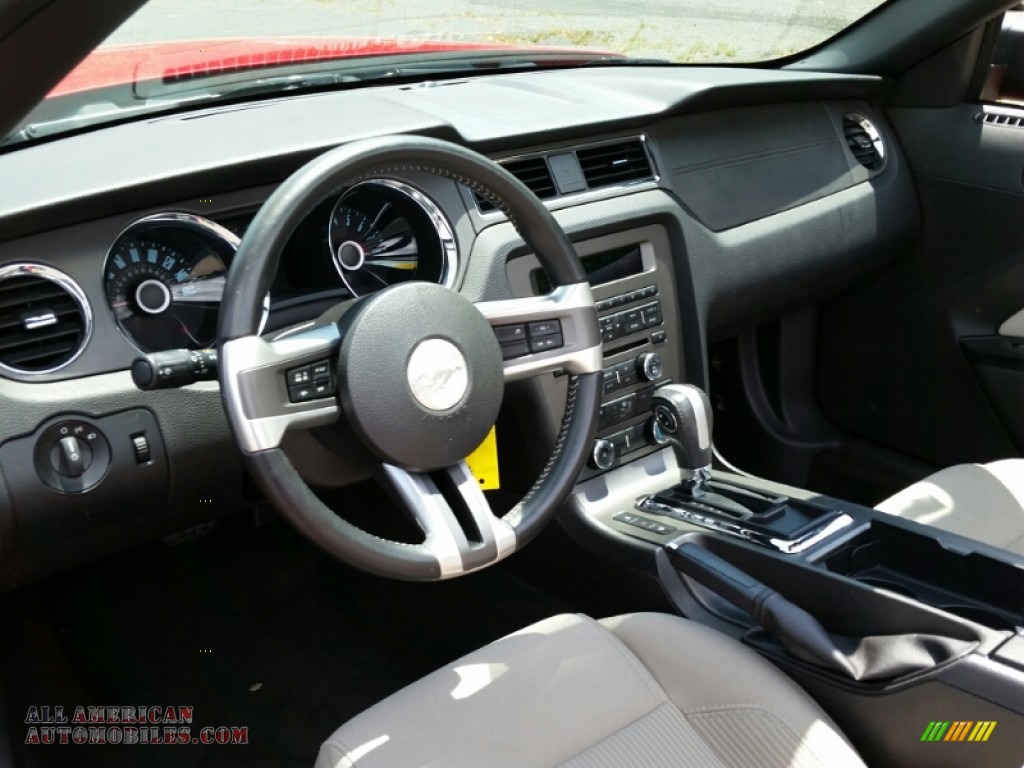 2014 Mustang V6 Convertible - Race Red / Charcoal Black photo #12
