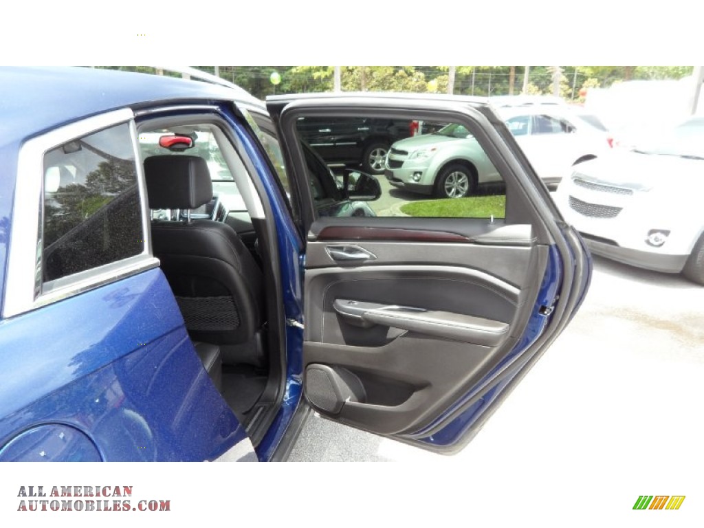 2013 SRX Luxury AWD - Xenon Blue Metallic / Ebony/Ebony photo #22