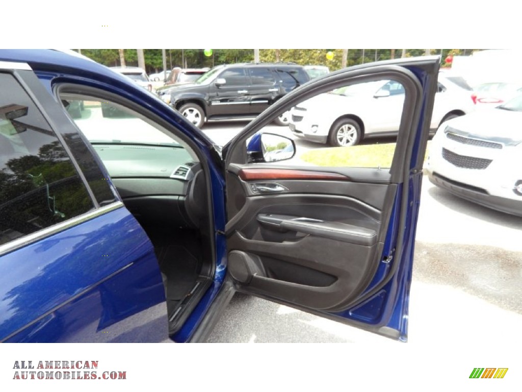 2013 SRX Luxury AWD - Xenon Blue Metallic / Ebony/Ebony photo #24