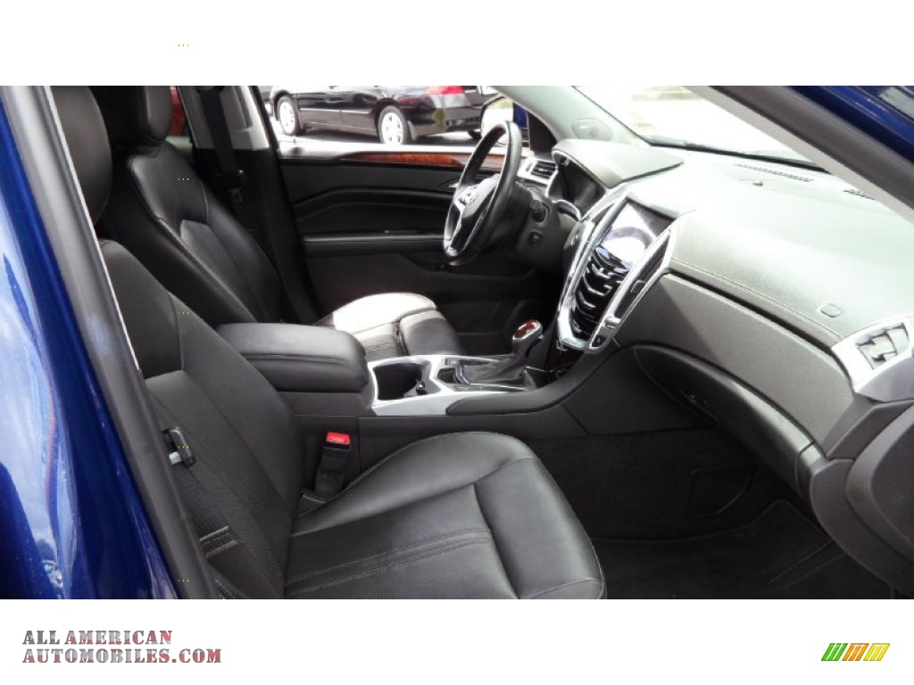 2013 SRX Luxury AWD - Xenon Blue Metallic / Ebony/Ebony photo #26