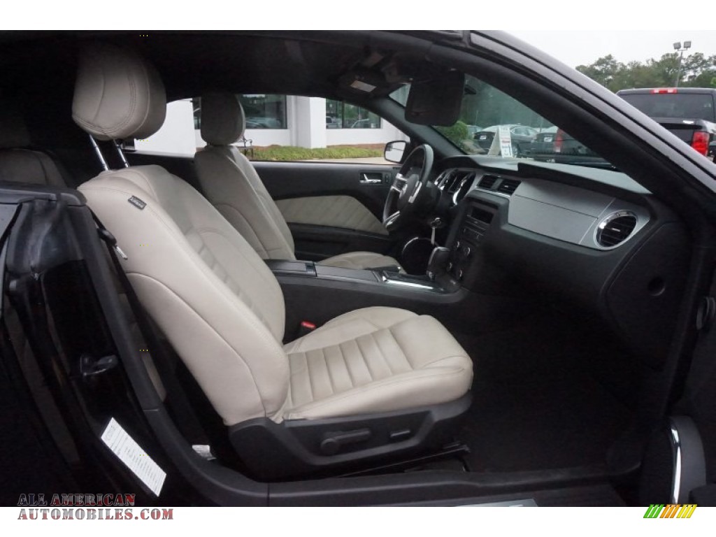 2014 Mustang V6 Premium Convertible - Black / Medium Stone photo #15