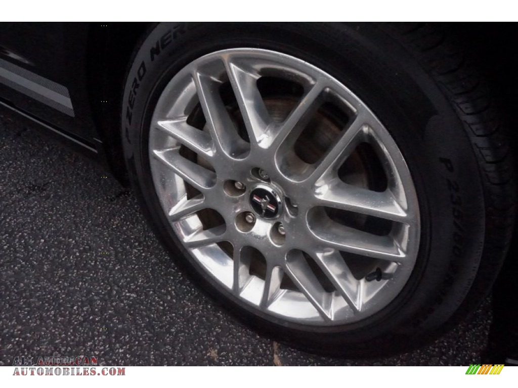 2014 Mustang V6 Premium Coupe - Black / Medium Stone photo #15