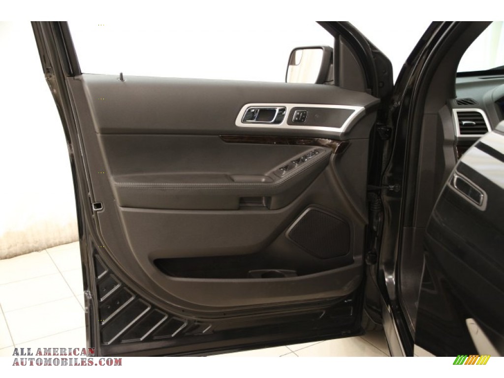 2015 Explorer Limited 4WD - Tuxedo Black / Charcoal Black photo #4