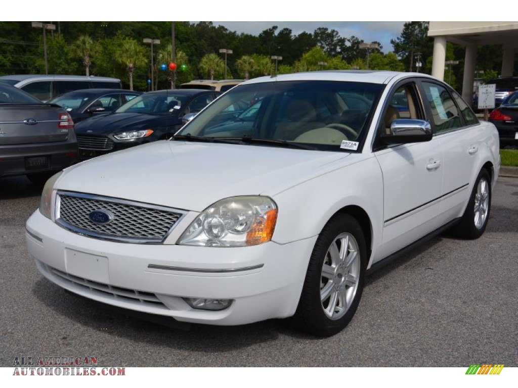 2005 Five Hundred Limited - Oxford White / Pebble Beige photo #2