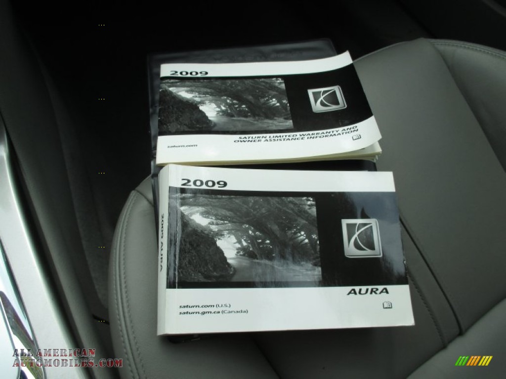 2009 Aura XR V6 - Ocean Mist / Gray photo #32