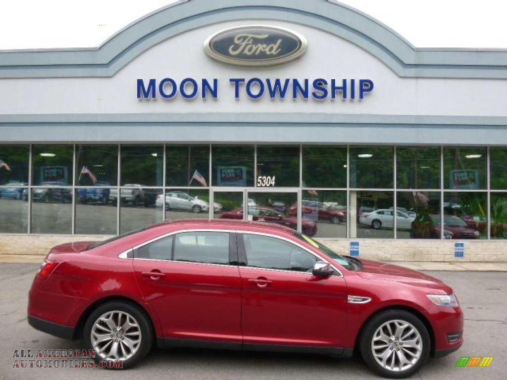 2014 Taurus Limited - Ruby Red / Charcoal Black photo #1