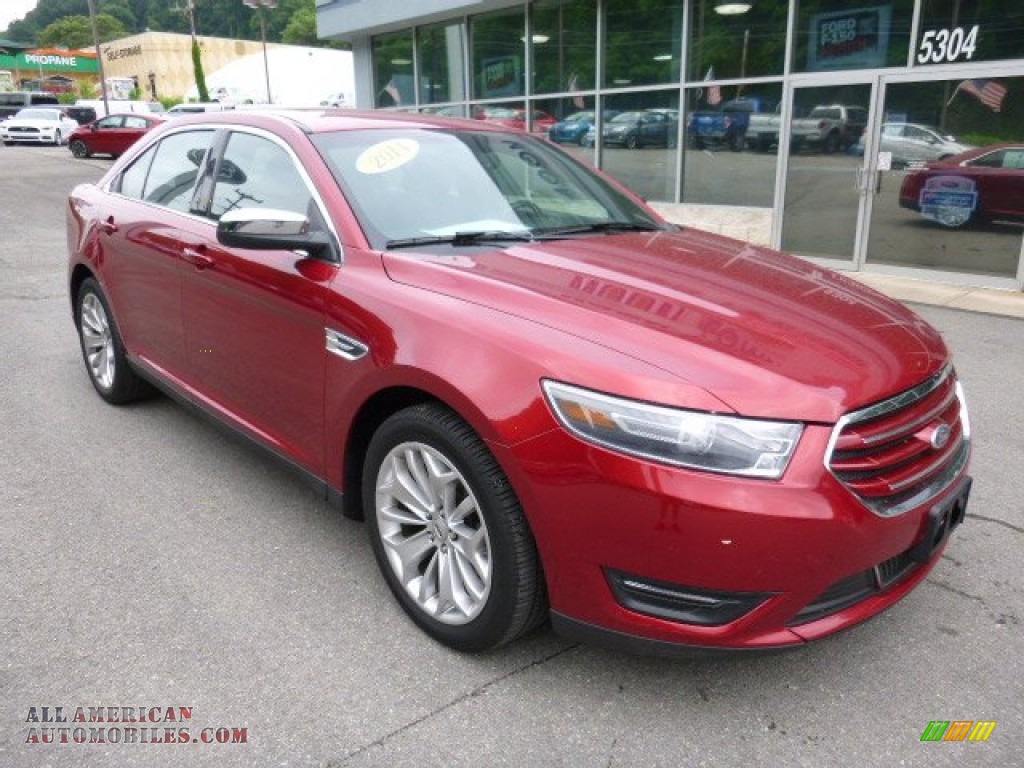 2014 Taurus Limited - Ruby Red / Charcoal Black photo #2