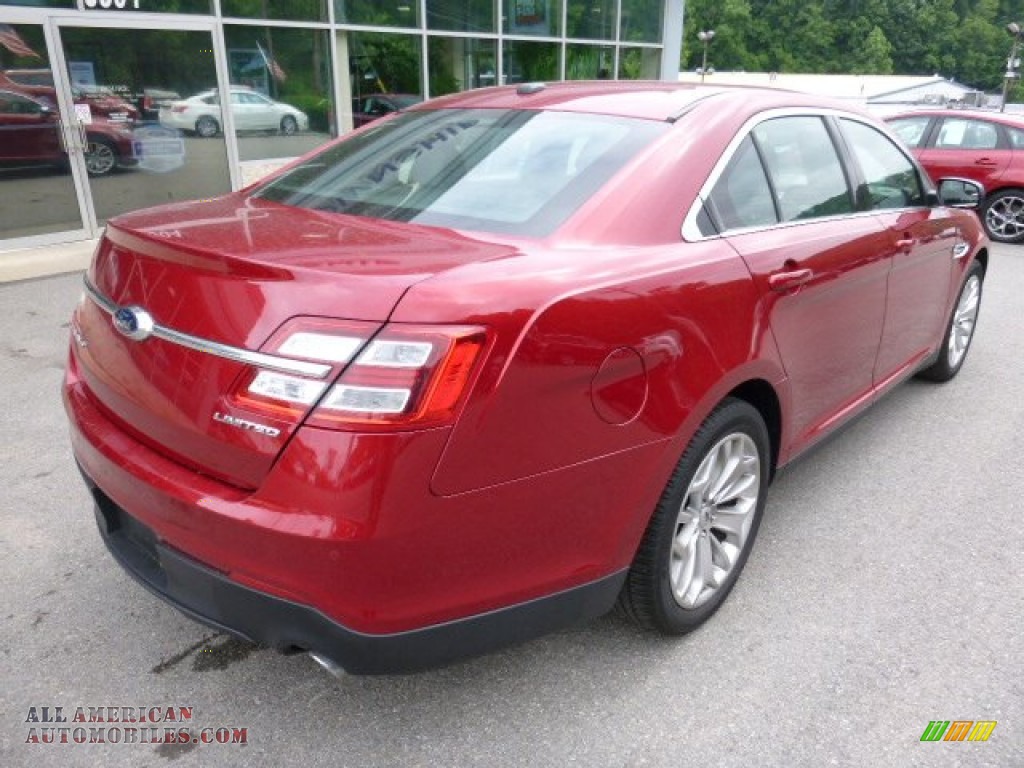 2014 Taurus Limited - Ruby Red / Charcoal Black photo #5