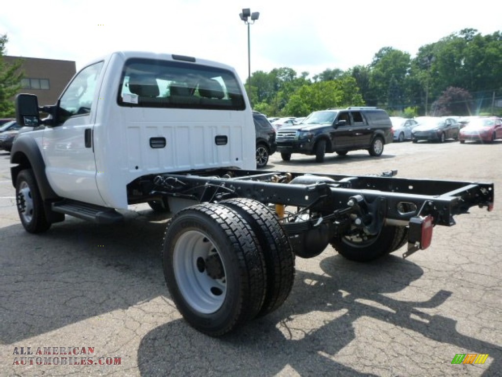 2016 F450 Super Duty XL Regular Cab Chassis - Oxford White / Steel photo #4