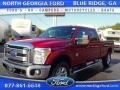 Ford F350 Super Duty Lariat Crew Cab 4x4 Ruby Red photo #1