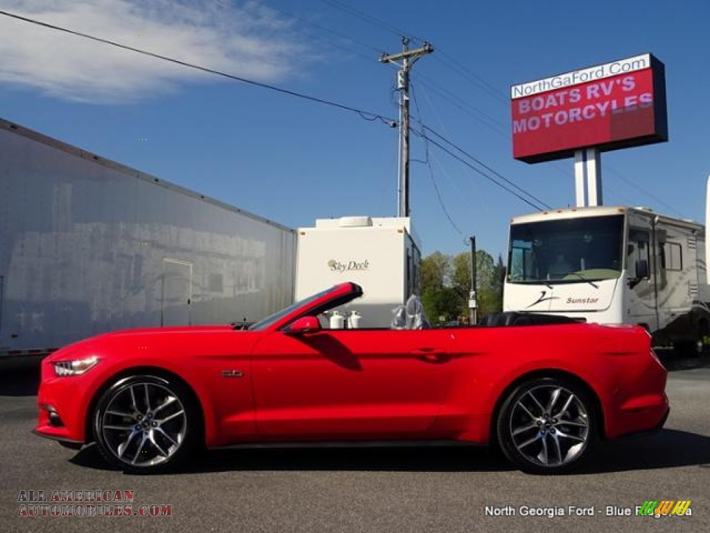 2015 Mustang GT Premium Convertible - Race Red / Ebony photo #2