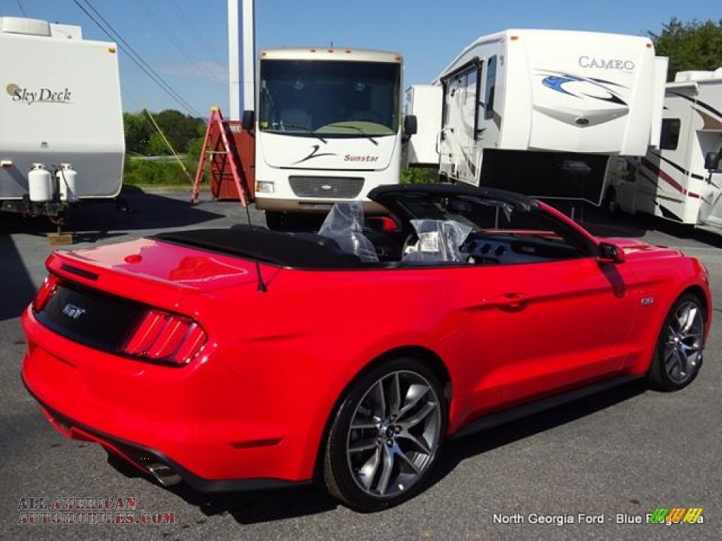 2015 Mustang GT Premium Convertible - Race Red / Ebony photo #5