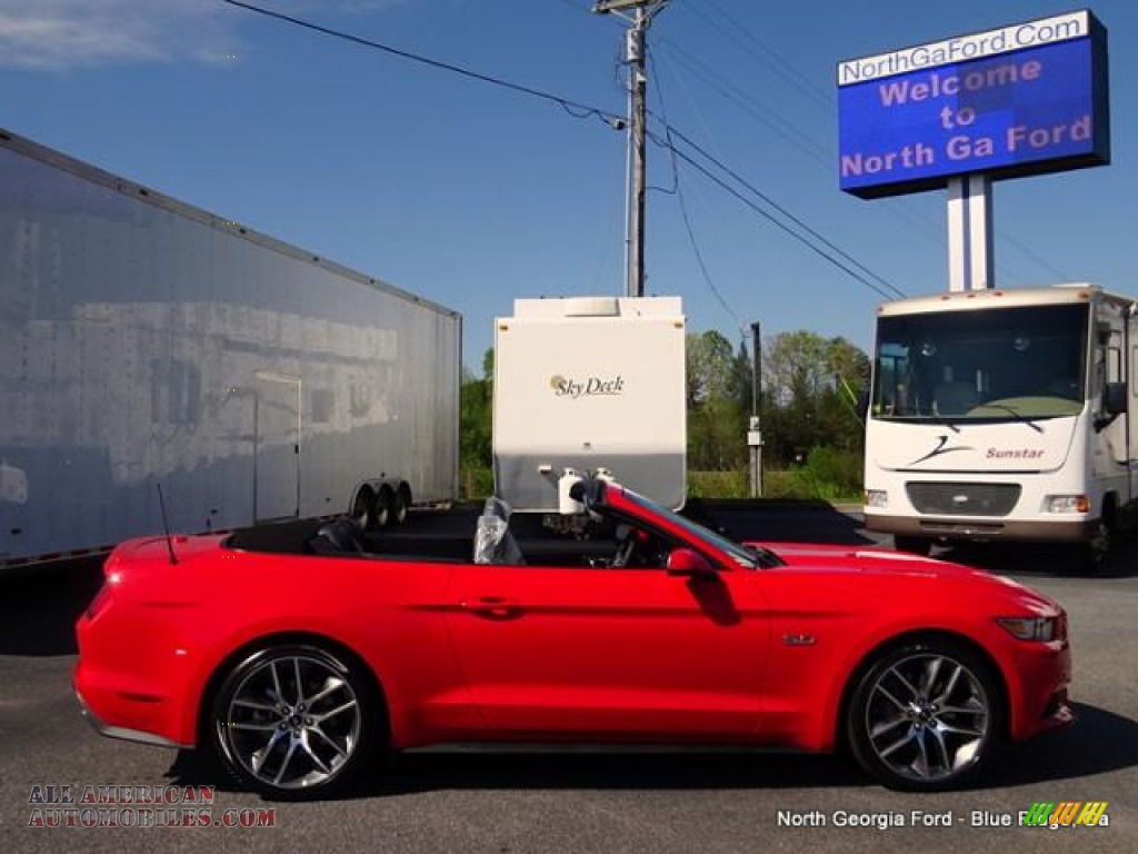 2015 Mustang GT Premium Convertible - Race Red / Ebony photo #6