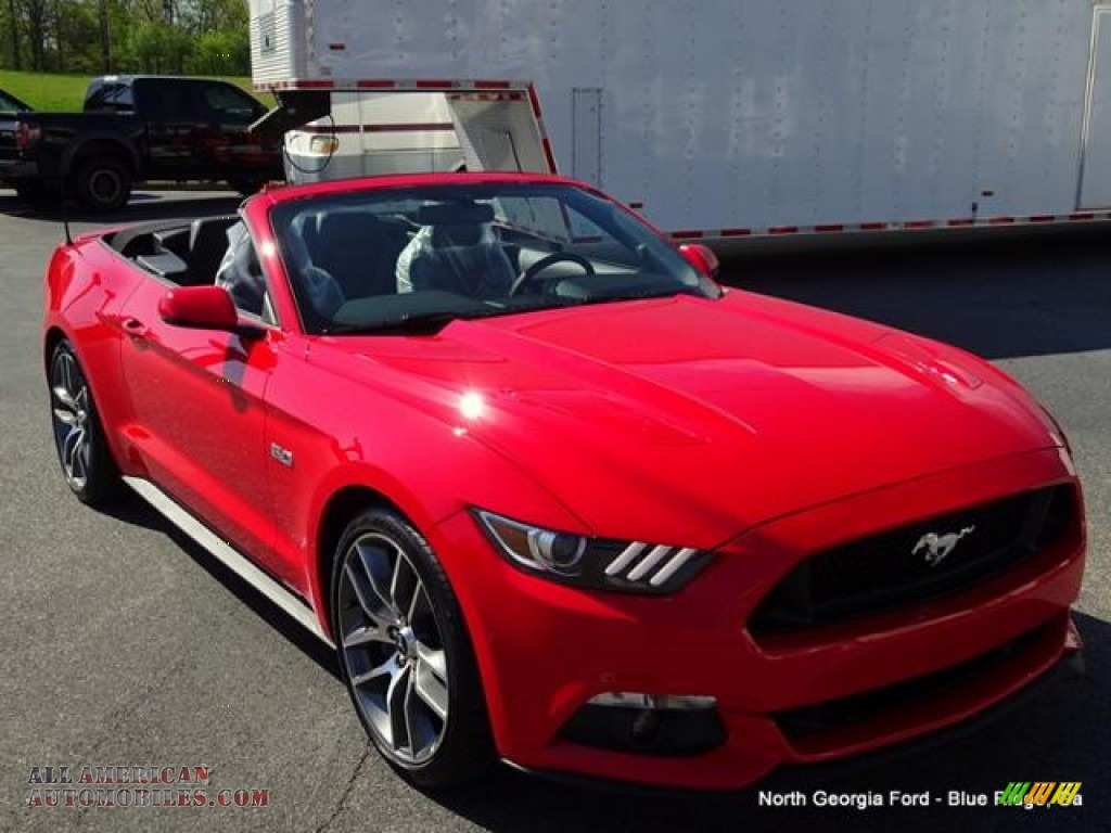 2015 Mustang GT Premium Convertible - Race Red / Ebony photo #7