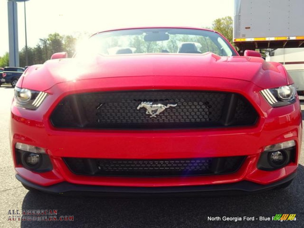 2015 Mustang GT Premium Convertible - Race Red / Ebony photo #8