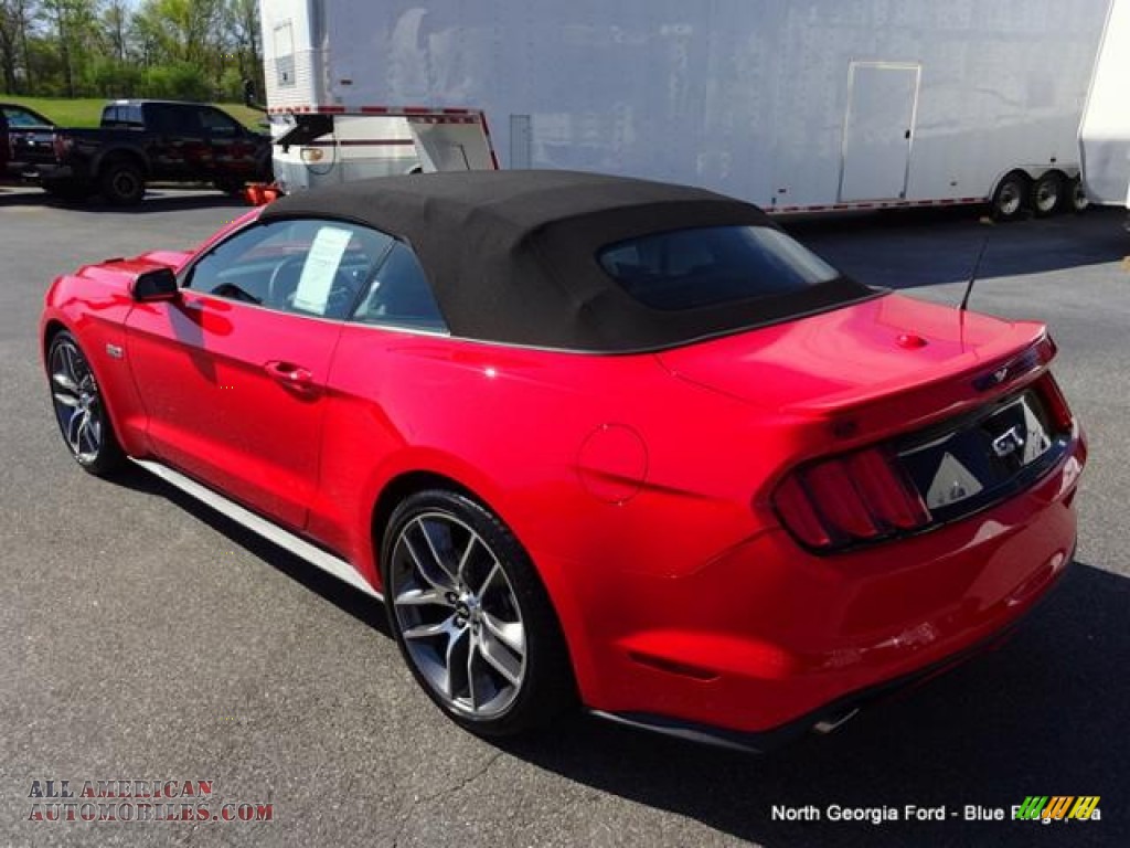 2015 Mustang GT Premium Convertible - Race Red / Ebony photo #10
