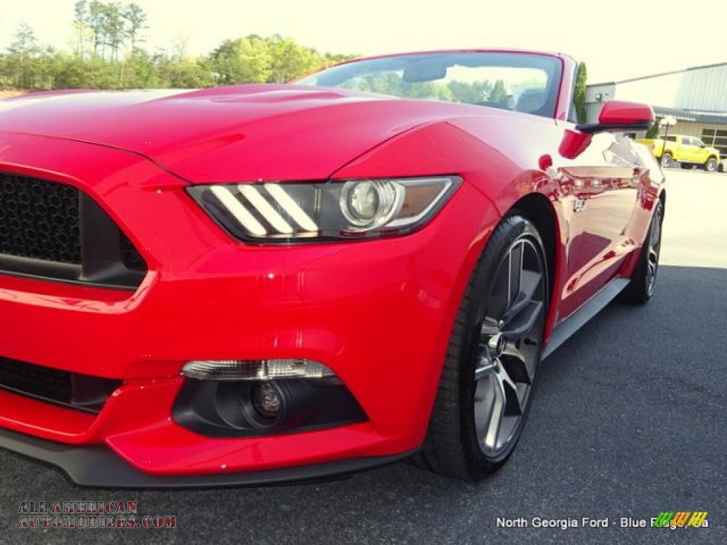 2015 Mustang GT Premium Convertible - Race Red / Ebony photo #33