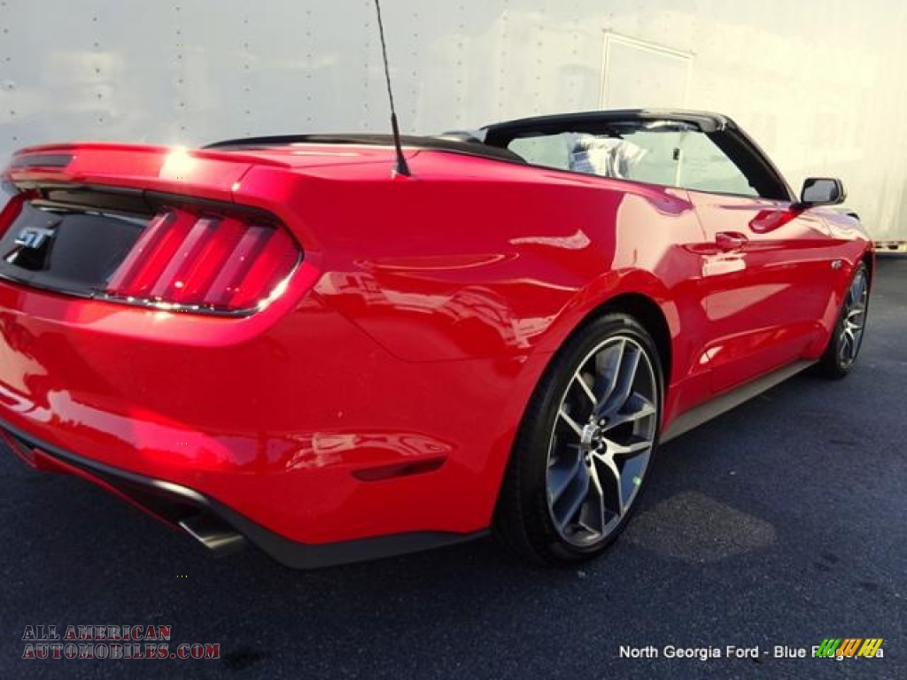 2015 Mustang GT Premium Convertible - Race Red / Ebony photo #35