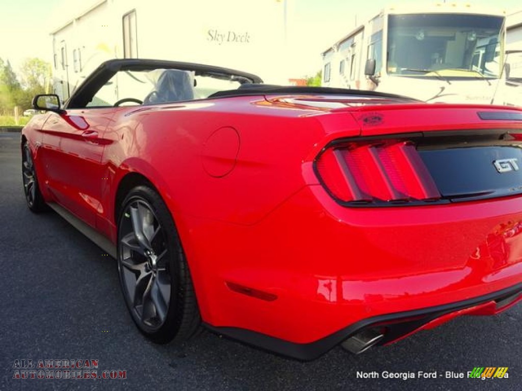 2015 Mustang GT Premium Convertible - Race Red / Ebony photo #36