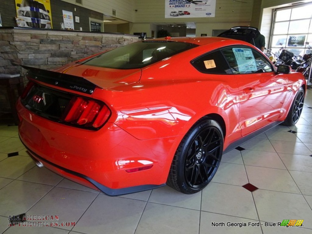 2015 Mustang Roush Stage 1 Pettys Garage Coupe - Competition Orange / Ebony photo #6
