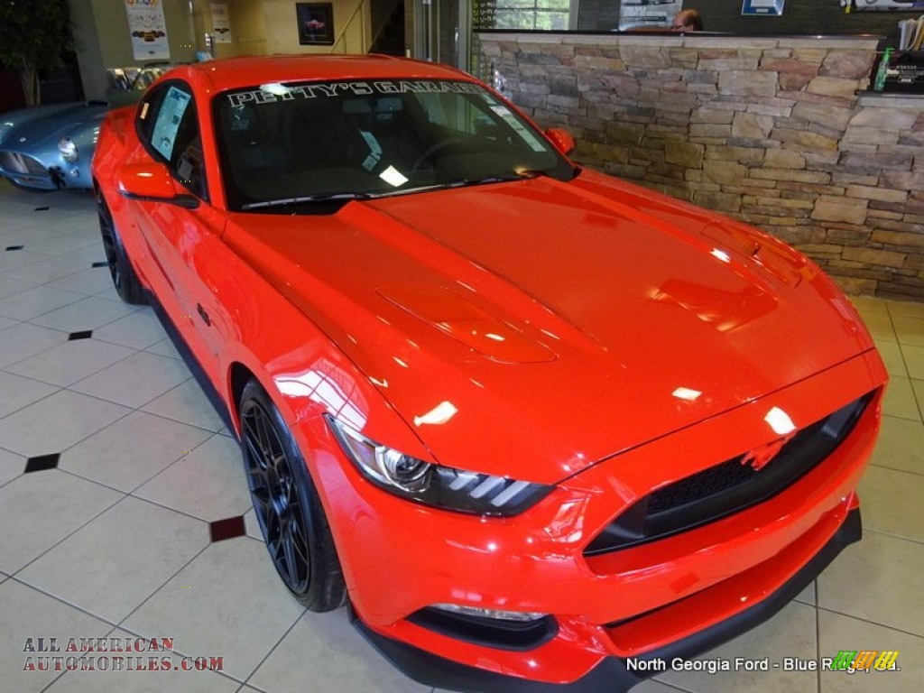 2015 Mustang Roush Stage 1 Pettys Garage Coupe - Competition Orange / Ebony photo #8