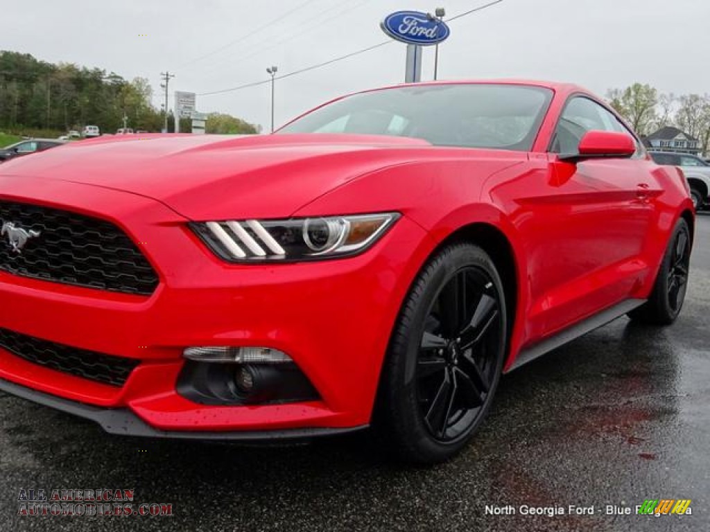 2015 Mustang EcoBoost Coupe - Race Red / Ebony photo #29