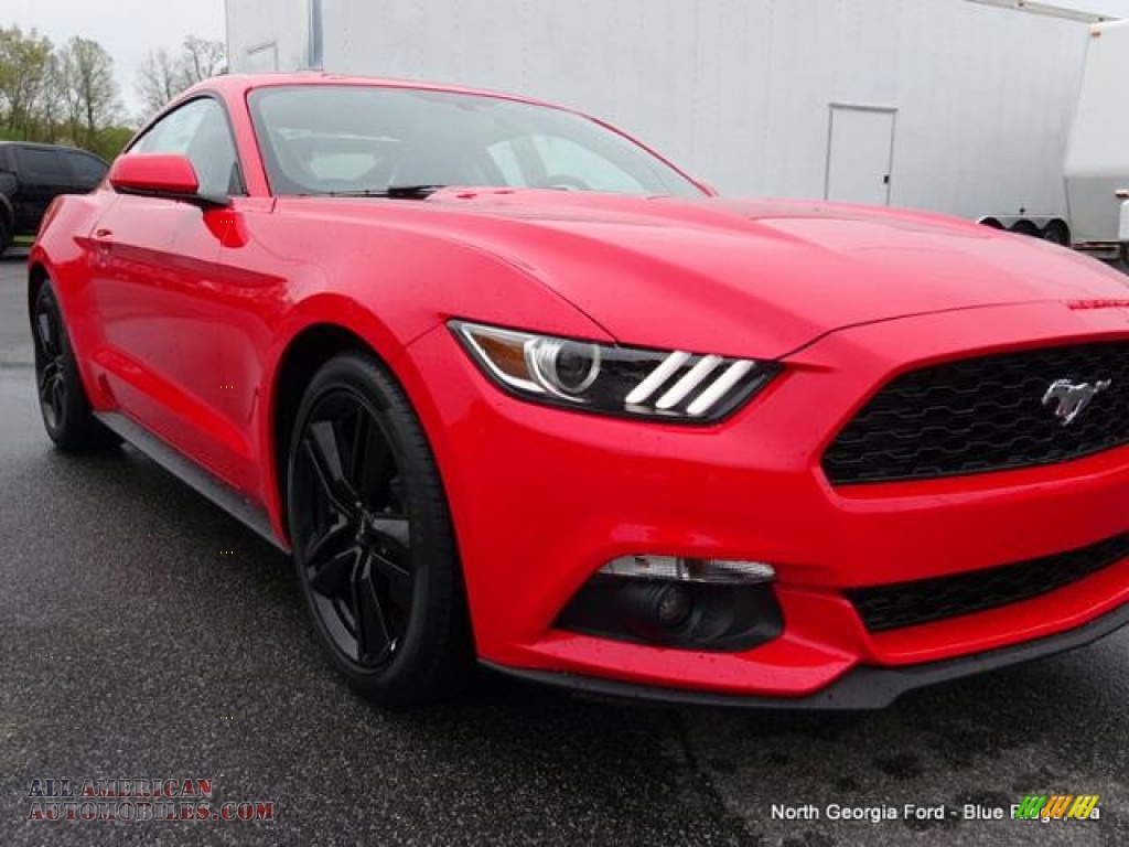2015 Mustang EcoBoost Coupe - Race Red / Ebony photo #30
