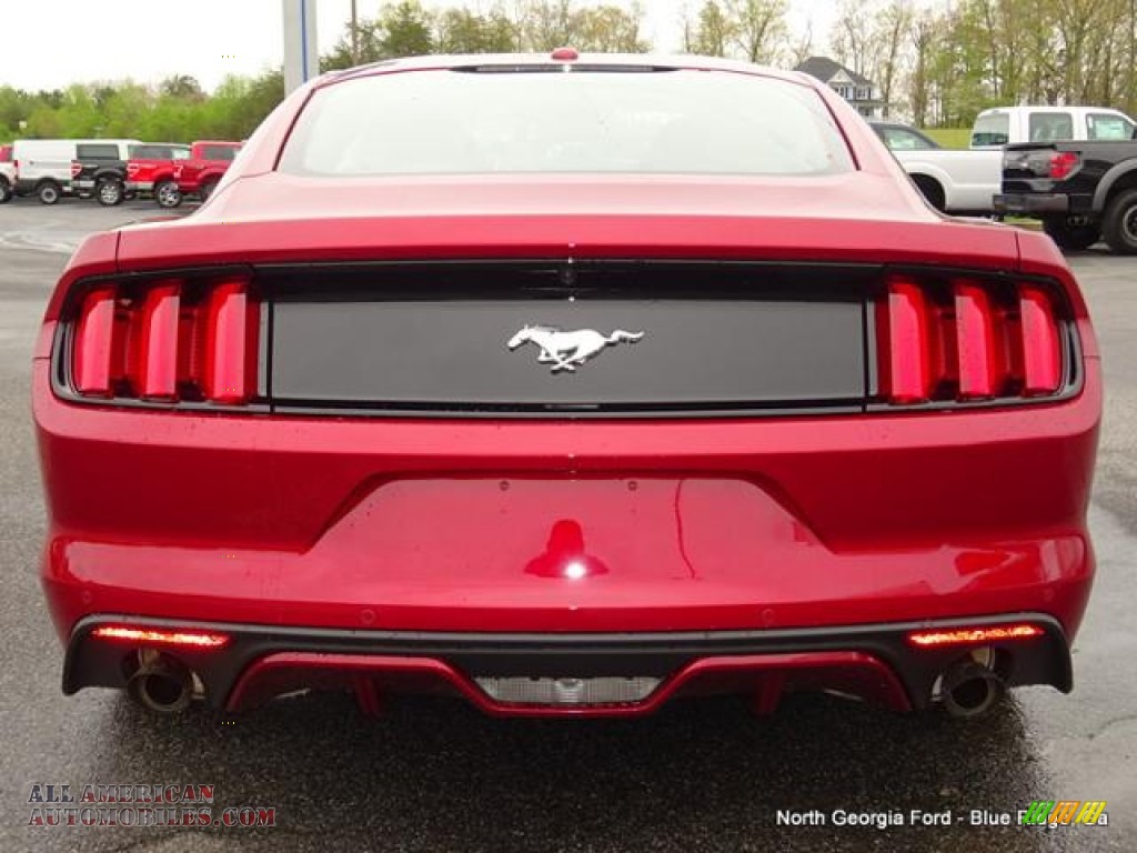2015 Mustang EcoBoost Premium Coupe - Ruby Red Metallic / Red Line Recaro Sport Seats photo #4