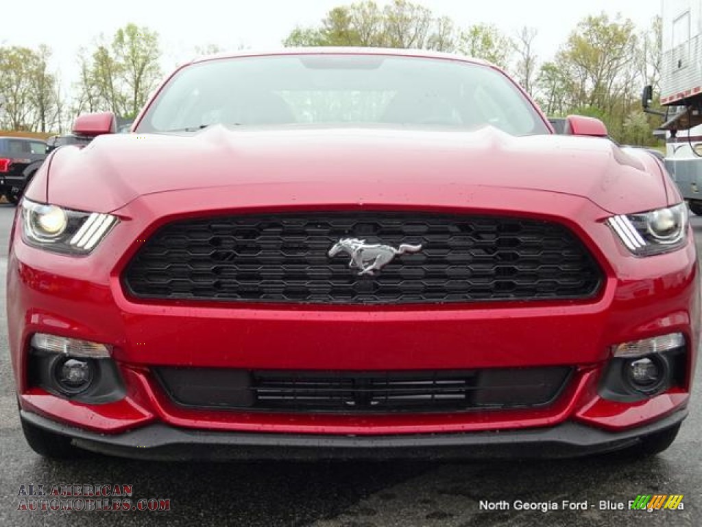 2015 Mustang EcoBoost Premium Coupe - Ruby Red Metallic / Red Line Recaro Sport Seats photo #8