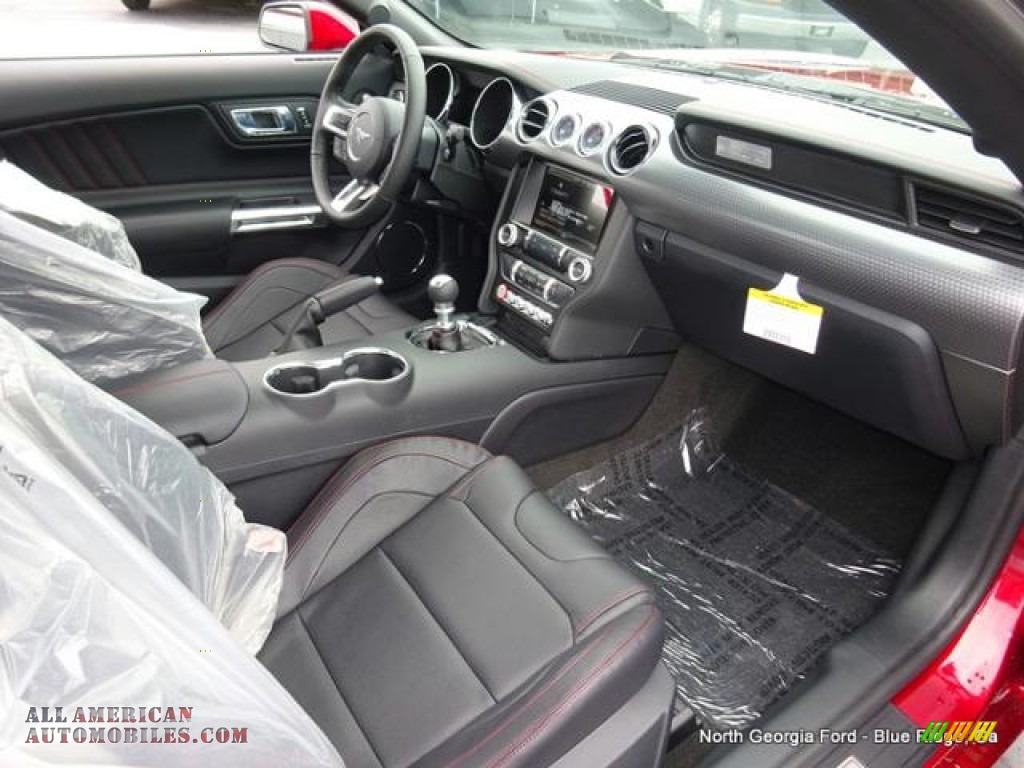 2015 Mustang EcoBoost Premium Coupe - Ruby Red Metallic / Red Line Recaro Sport Seats photo #14